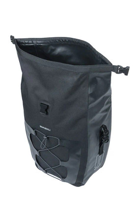 Basil Navigator Waterproof L 25-31l vedenpitävä sivulaukku yleismallin kiinnityksellä