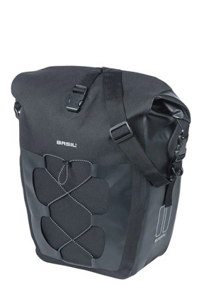 Basil Navigator Waterproof L 25-31l vedenpitävä sivulaukku yleismallin kiinnityksellä