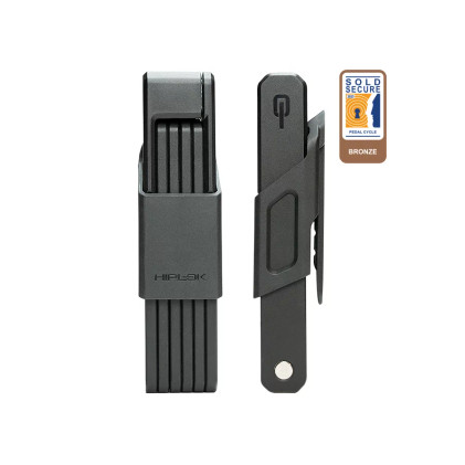 Hiplok Switch - taittolukko kuljetustelakalla, kolme väriä