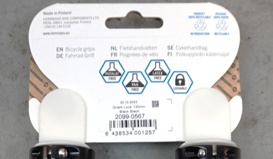 Herrmans Shark Lock 130mm DD38 - kädensijapari