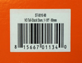 Velo Orange Tall Stack Stem -17 astetta/90mm/31,8mm