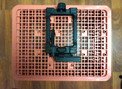 Basil Crate L 40l suuri tavarakori pyörään Atran Velo AVS-adapterilla
