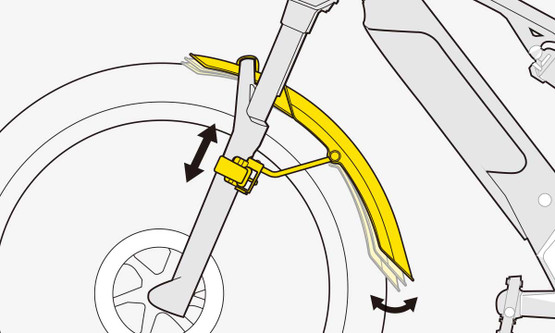 Topeak Tetrafender M1 -etulokasuoja maastopyörään