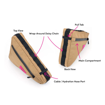 Swift Industries Giddy Up Wedge Frame Bag - runkolaukku 3,3l