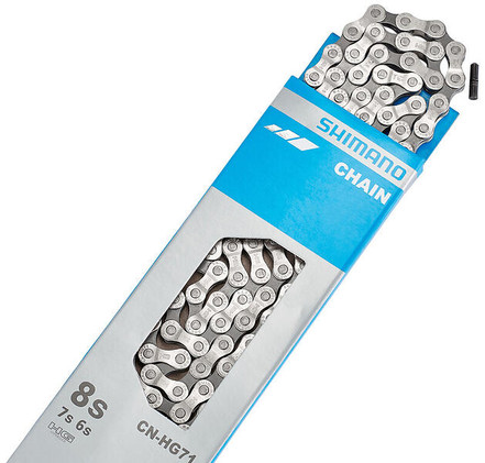Shimano HG71 -ketju 8-v, 7-v, 6-v ketjuvaihtajallisiin pyöriin