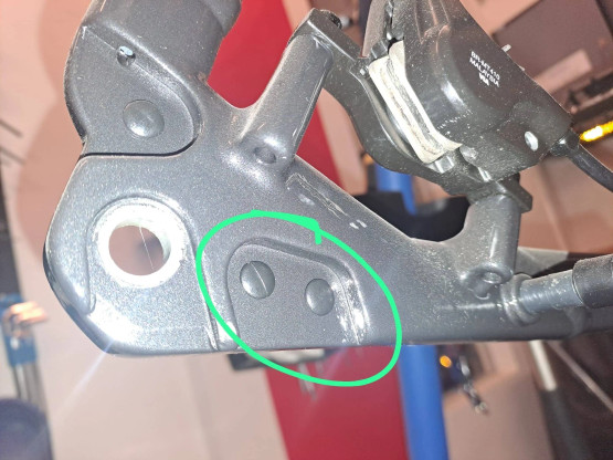 Haibike / Ghost KS-X08 seisontatuen kannatinadapteri