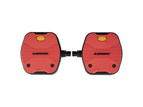 Look Geo City Grip - flat-polkimet, punainen 9/16