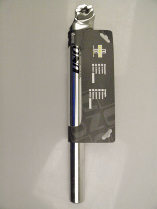Kalloy Uno istuinkannatin 27,2mm / 350mm, kiillotettu alumiini