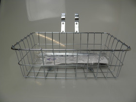 Wald  1372 pyöräkori eteen, kiiltävä kromattu