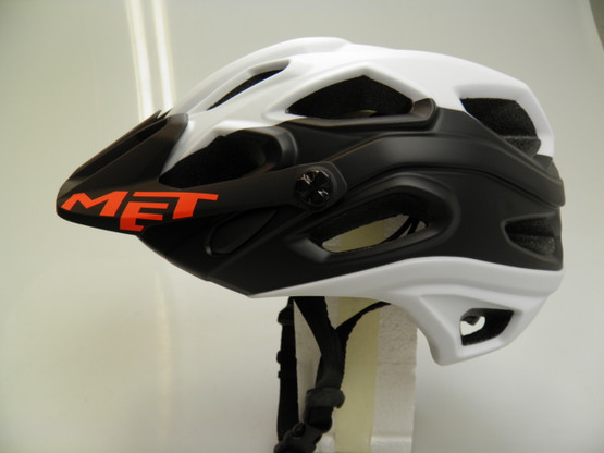 MET Lupo - maastopyöräily kypärä, , valko/musta, koko M