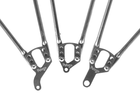 Pelago Commuter Front Rack Medium Stainless -etuteline, kaksi väriä