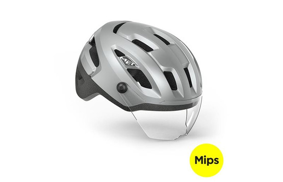 MET Intercity MIPS - sähköpyöräilykypärä, harmaa, M / 56-58cm