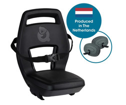 Qibbel 6+ Junior -istuin, max. 35kg, musta