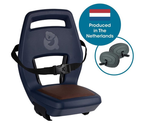 Qibbel 6+ Junior -istuin, max. 35kg, Navy/brown