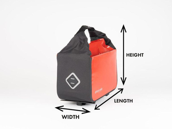 Atran Velo Travel Side Triple AVS - pyörälaukkusarja 2x 24,5l + 9l = 58l