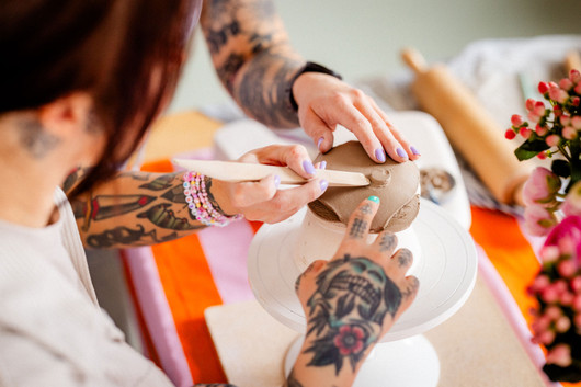 F. Hyvän mielen keramiikkaa kahdelle! Helatorstai 14.5.