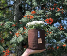 Ruskea kangasruukku 25,5x21,5cm 12L, Root Pouch Growbag