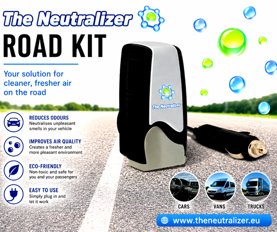 The Neutralizer Road Kit – hajunneutraloija autoon