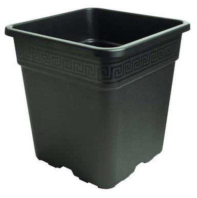 Neliskulmainen ruukku vega nero 6l (21 × 21 × 21.6 cm)