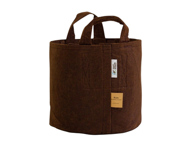 BOXER Ruskea Kangasruukku 28x26cm 16l kantokahvat, Root Pouch Growbag