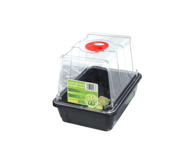 Garland  Ilmastoitu Minikasvihuone. Musta 23x17x18 cm