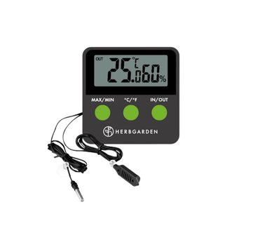 Herbgarden Lämpötila- ja kosteusmittari