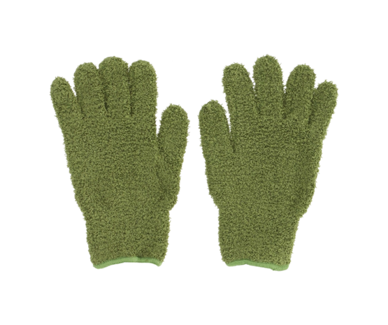 Mikrokuitukäsineet kasvin lehtien puhdistukseen koko M/L