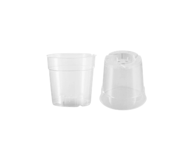 TEKU MCO 12 Orchid Pot 0.74L läpinäkyvä orkidearuukku/ sisäruukku 11.4cm