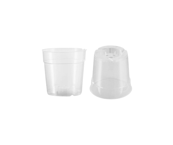 TEKU MCO 12 Orchid Pot 0.74L läpinäkyvä orkidearuukku/ sisäruukku 11.4cm