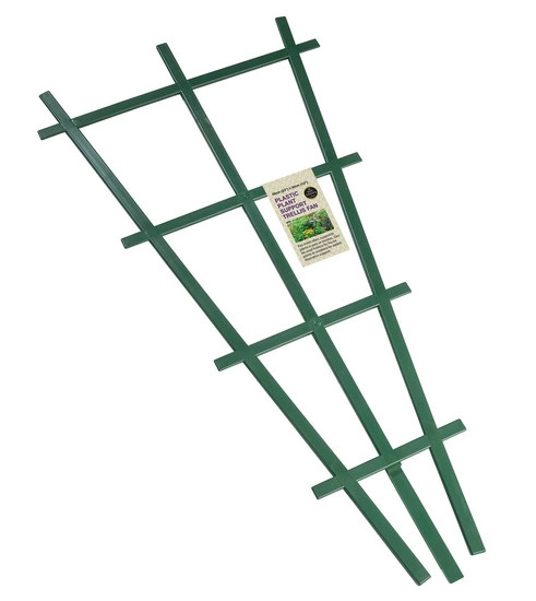 Muovituki viuhkamallinen – 59 × 30 cm vihreä