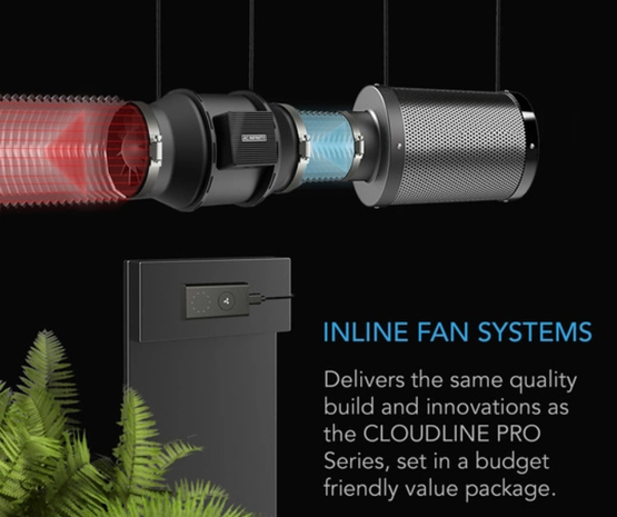 AC Infinity CLOUDLINE A6 150mm 600m3/h  10-speed controller