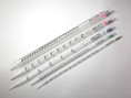 Akryylipipetti 10 ml, asteikko 0,1 ml