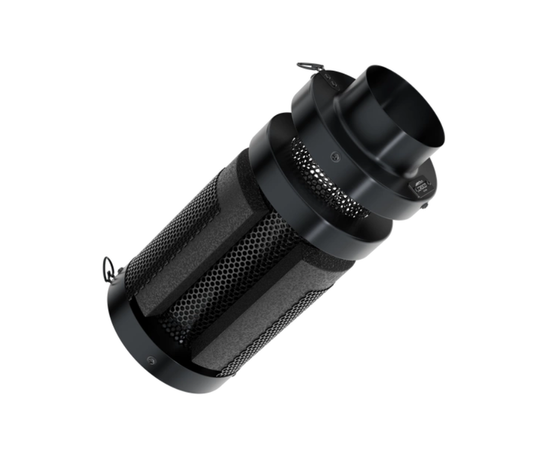 Croco Combo hiilisuodatin säädettävällä puhaltimella 100 mm +2 m putki