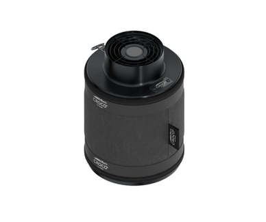 Croco Combo hiilisuodatin säädettävällä puhaltimella 100 mm +2 m putki