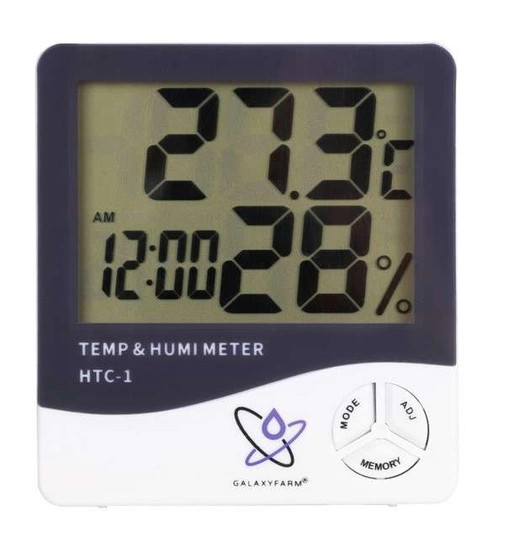Galaxyfarm HTC-1 digitaalinen lämpö- ja kosteusmittari