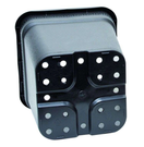 Neliöruukku vega nero 6 l (21 × 21 × 21.6 cm)