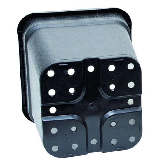 Neliöruukku vega nero 6 l (21 × 21 × 21.6 cm)