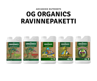 Advanced Nutrients OG organics ravinnepaketti