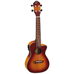 Ortega RUDAWN-CE ukulele med mikrofon, concert-storlek