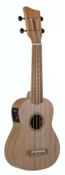 Manoa sopraano elektro-akustinen ukulele-