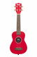 Kala Ukadelic Cherry Bomb Soprano Ukulele + gigbag