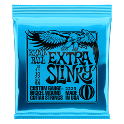 ERNIE BALL Extra Slinky 008-038  Strängset för elgitarr