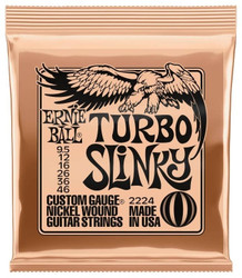 ERNIE BALL Turbo Slinky  0095-046 Strängset för elgitarr
