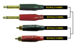 Schulz ADPS 5  RCA - 6,3 mm plugi johto - 10 m