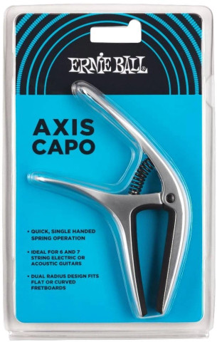 Ernie Ball EB-9608 Axis Capo-silver