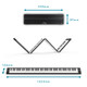 Blackstar: Carry-On Folding Piano FP88T- Black