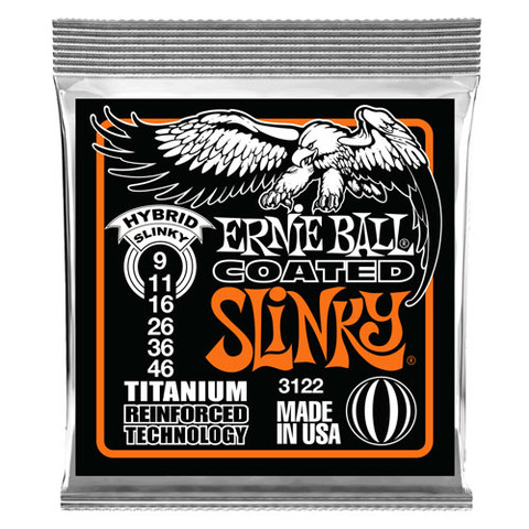 Ernie Ball 3122 Coated Hybrid Slinky 009-046