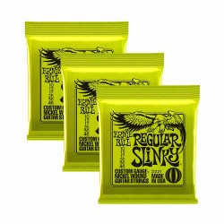 ERNIE BALL Regular Slinky 010-046 Sähkökitaran kielisarja 3-pack