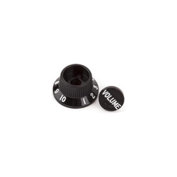 Fender S-1 S1 Black Volume Strat Knob