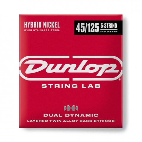 Dunlop Dual Dynamic Hybrid Nickel 45-125 5-k basson kielisarja